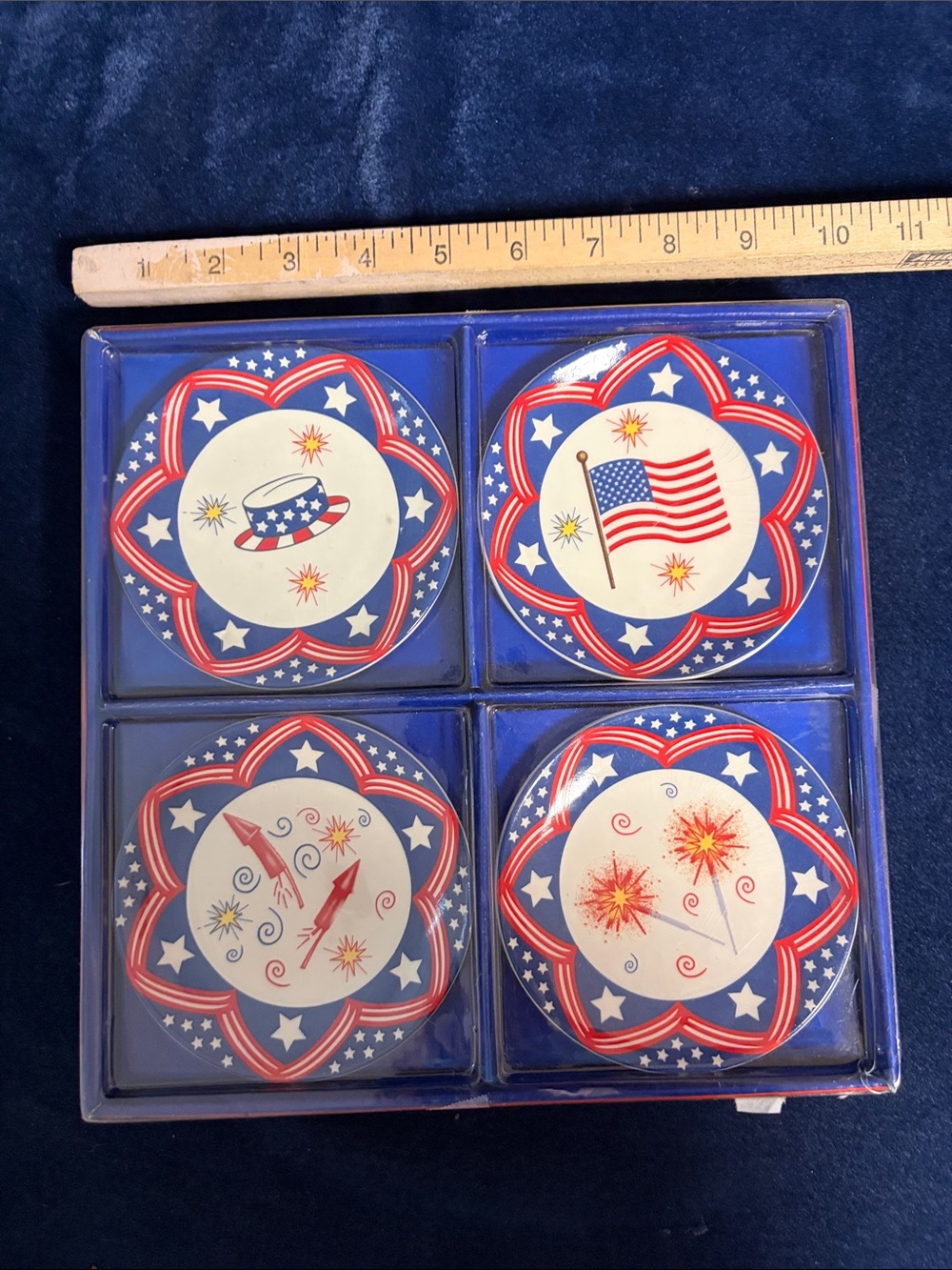 4th of July Patriotic Plate Set